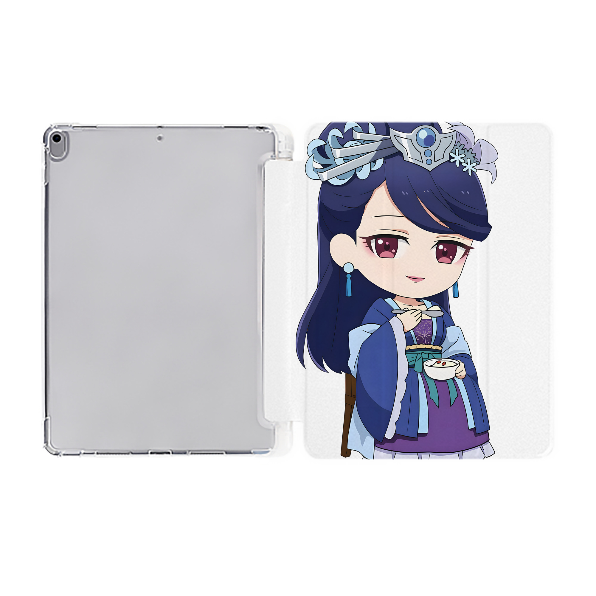 （画像用） 薬屋のひとりごと The Apothecary Diaries IPad ケース ペン収納付き 三つ折りスタンド PUレザー×シリコン 対応機種9.5/10.5/10.9インチ